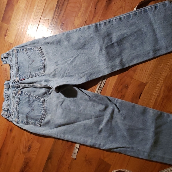 Vtg 90s y2k tapered levis 512 high waist mom jeans - Picture 10 of 10